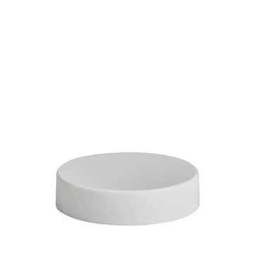 48mm White Wadded Cap