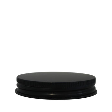 58mm Black Aluminium Wadded Cap