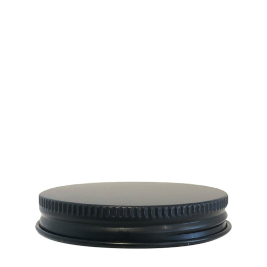 58mm Black Aluminium Wadded Cap