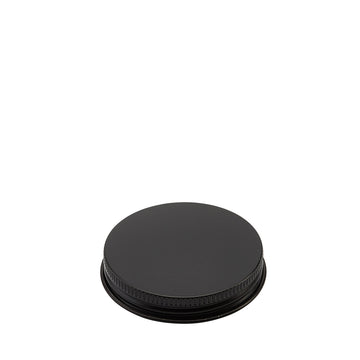 63mm Black Aluminium Wadded Screw Cap