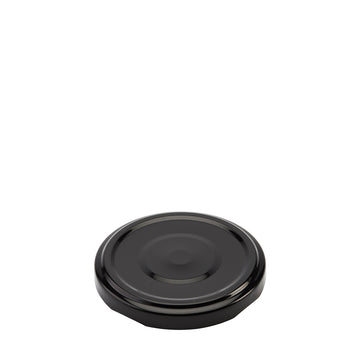 63mm Black Poptop Metal Twist Cap
