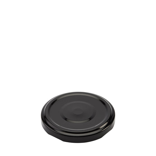 63mm Black Poptop Metal Twist Cap