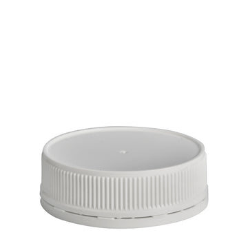 63mm White Tampertel Cap (no wad)