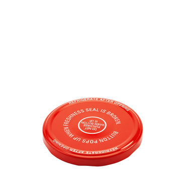 82mm Red/White Metal Twist Cap (Full Compound)