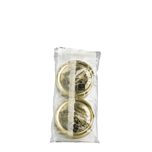 86mm Gold Preserving Screw Caps for 1L/1.5L Quattro Jar (2) - CTN(48)