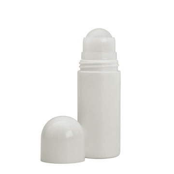 80ml White Plastic Rollon Btl