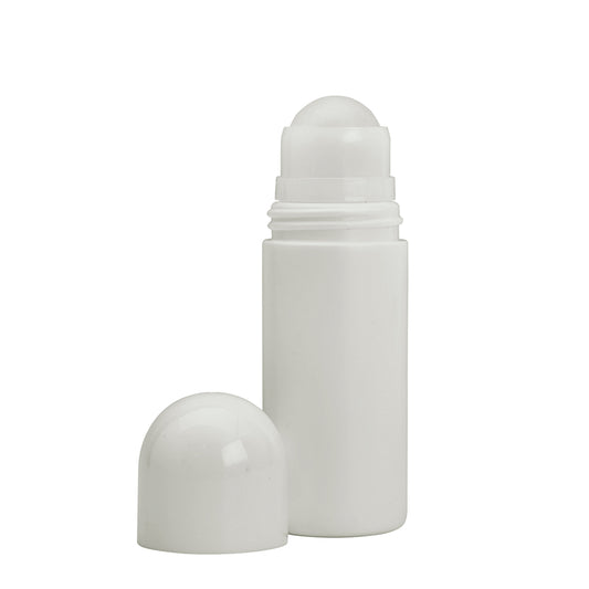 80ml White Plastic Rollon Btl