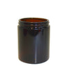 180ml Amber Cos Pot  (63mm) (195ml capacity)