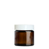 65ml Amber Cos Pot (48mm) (65ml capacity)