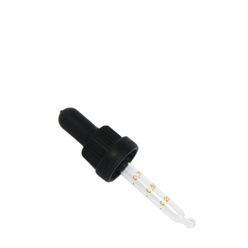 18mm Black Etched Tampertel Dropper (for 20/25ml Drip Btl)