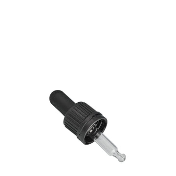 18mm Black Tampertel Dropper (for 5ml Drip Btl)