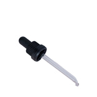 18mm Black Tampertel Dropper (oviii) (for 30ml Blue Drip Btl)
