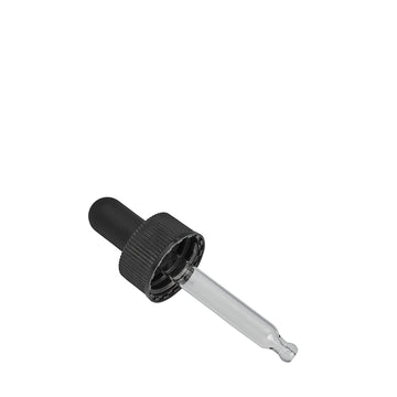 20mm Black Dropper (for 10/15ml)