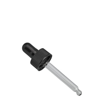 20mm Black Dropper (for 25ml)