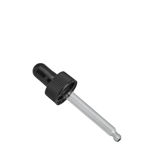 20mm Black Dropper (for 25ml)