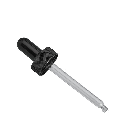 24mm Black Dropper (for 50, 100 & 200ml)