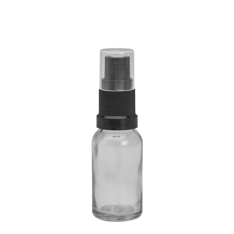 15ml Clear Drip Btl & 18mm Black Mist (Germany)