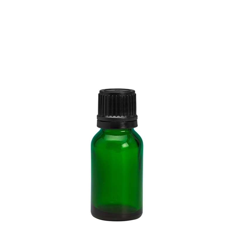 15ml Green Drip Btl & 18mm Black T/T