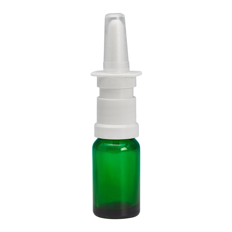 10ml Green Drip Btl & 18mm White Nasal (Germany)