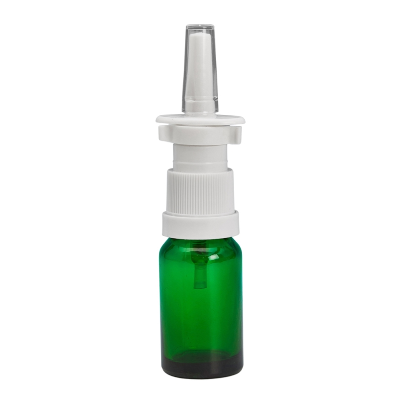 10ml Green Drip Btl & 18mm White Nasal (Taiwan)