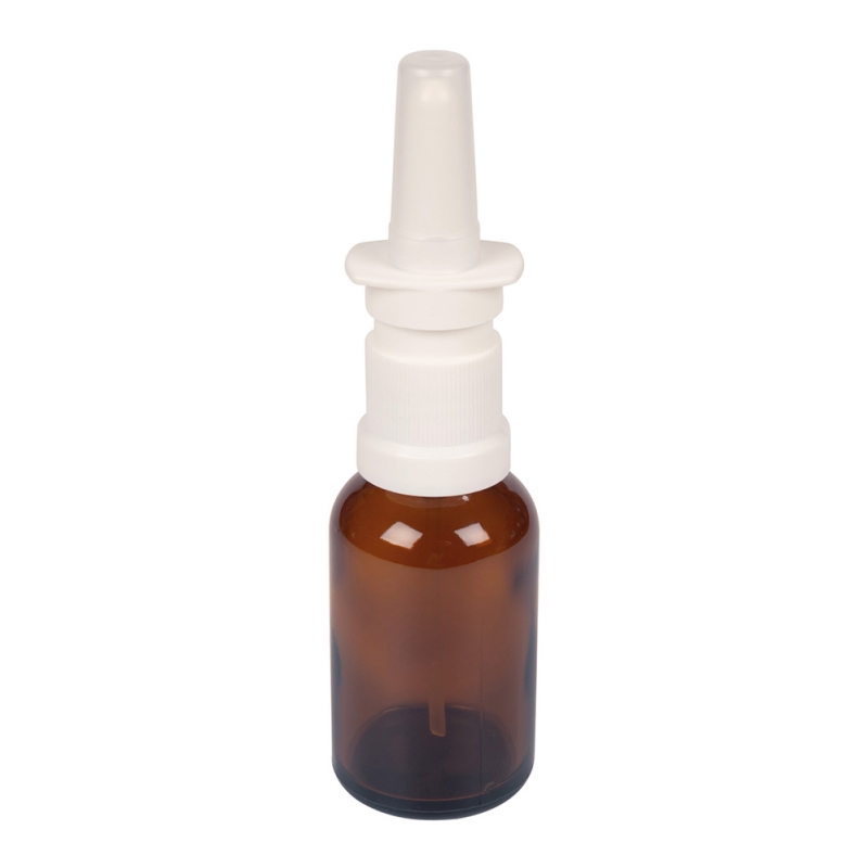 25ml Amber Drip Btl (China) & 18mm White Nasal (Germany)