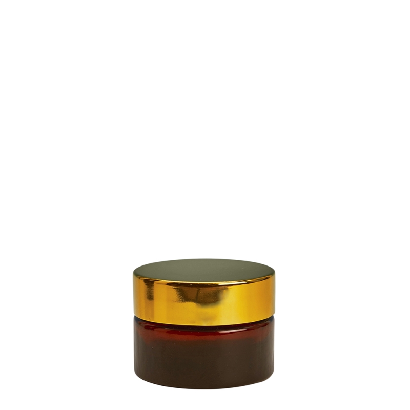 15g Amber Cos Pot & 40mm Gold Wad Cap