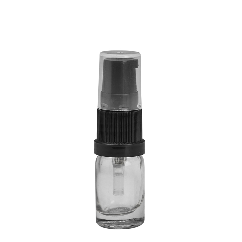 5ml Clear Drip Btl & 18mm Black Lotion (Taiwan)