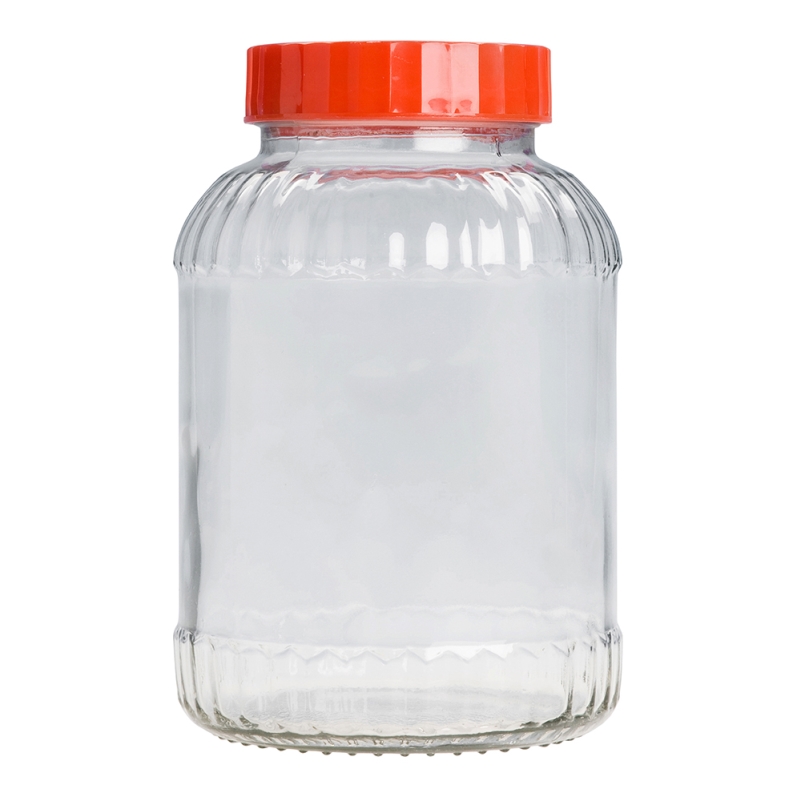 5 Litre Storage Jar & Red Plastic Screw Cap