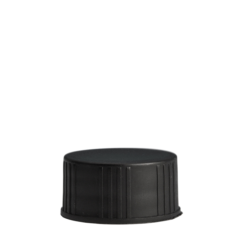 20mm Black Wadded Cap