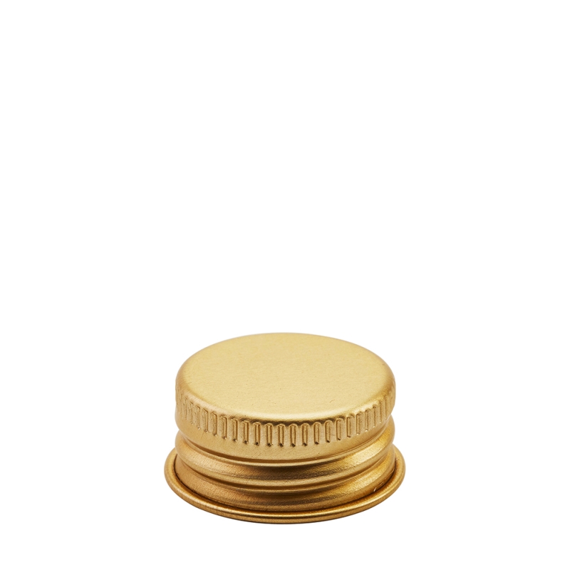 24mm Gold Aluminium Wadded Cap