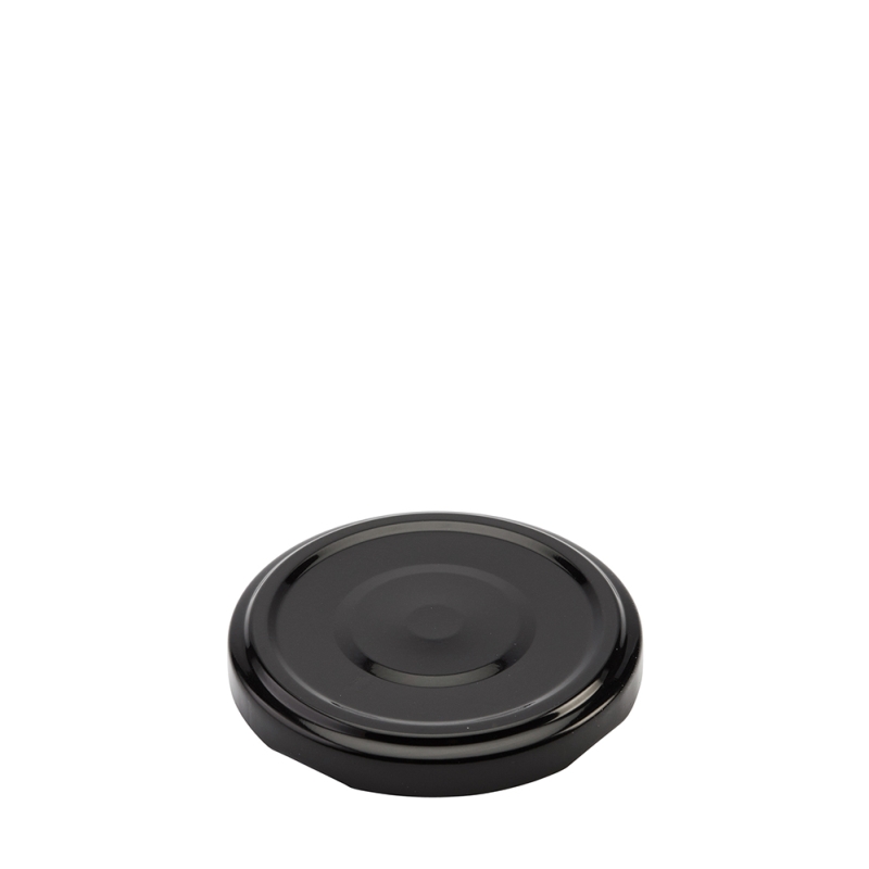 63mm Black Poptop Metal Twist Cap