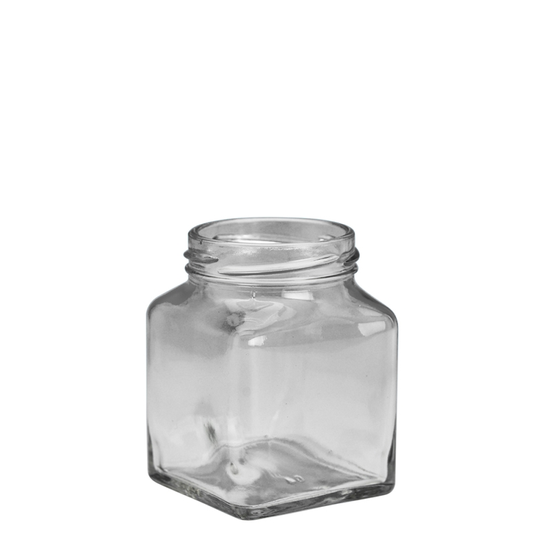 190ml Square Jar Unfitted (58mm)