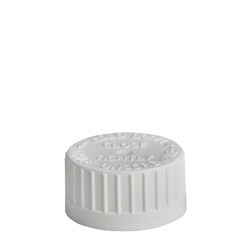 28mm Child Resistant Cap (White)