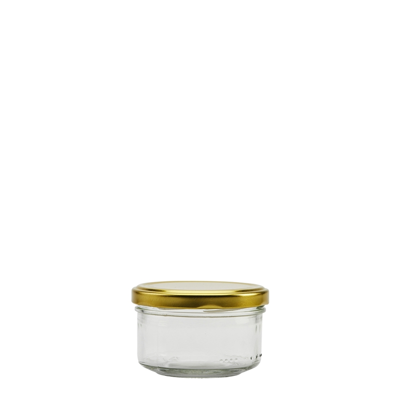 186ml Food Twist Jar & 82mm Gold Twist