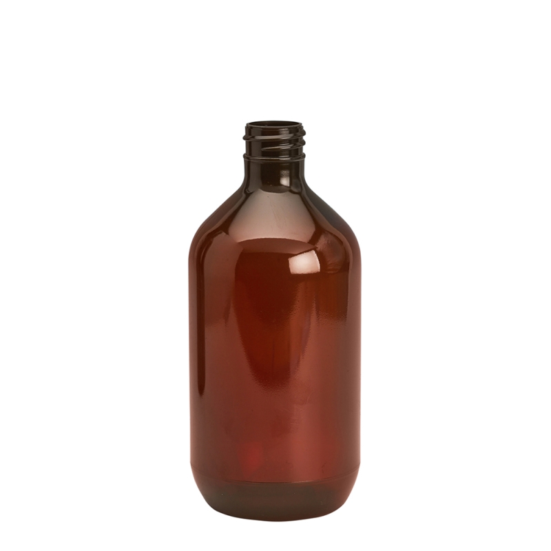 500ml Amber Prem PETG Btl Unfitted (28mm)