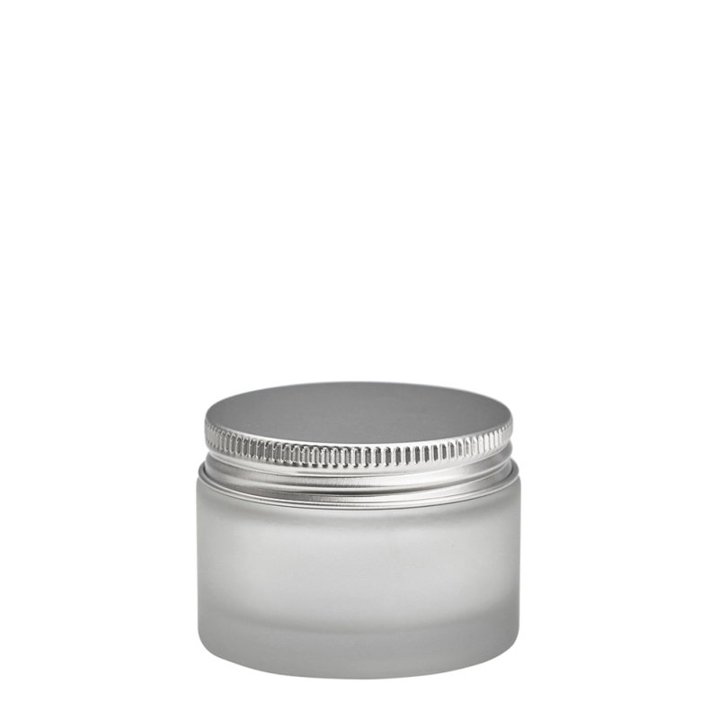 50g Frosted Cos Pot & 58mm Alum Wad Cap (50ml capacity)