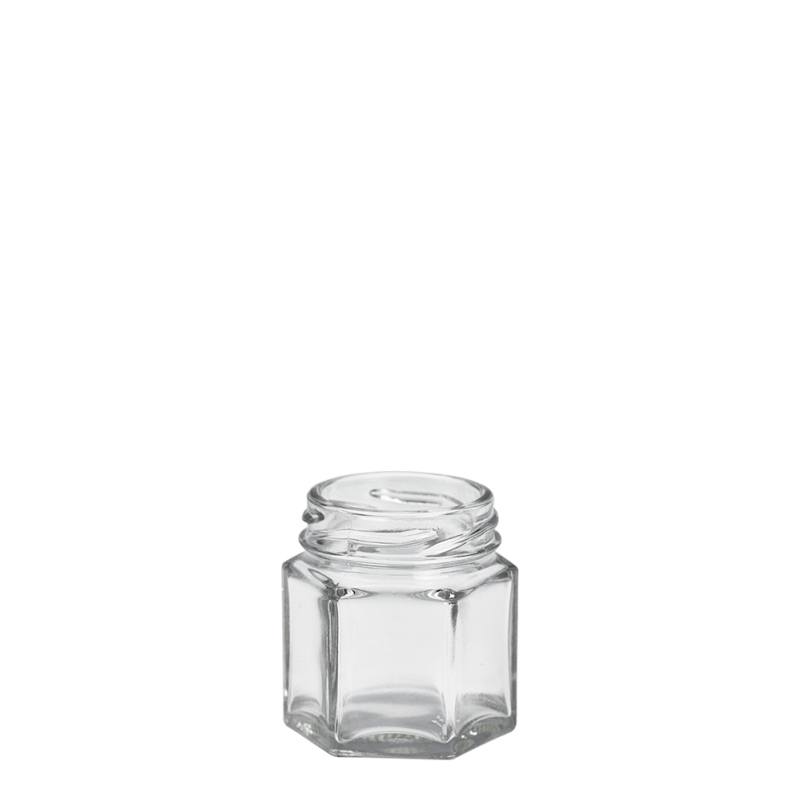 45ml Hex Jar Unfitted (43mm)