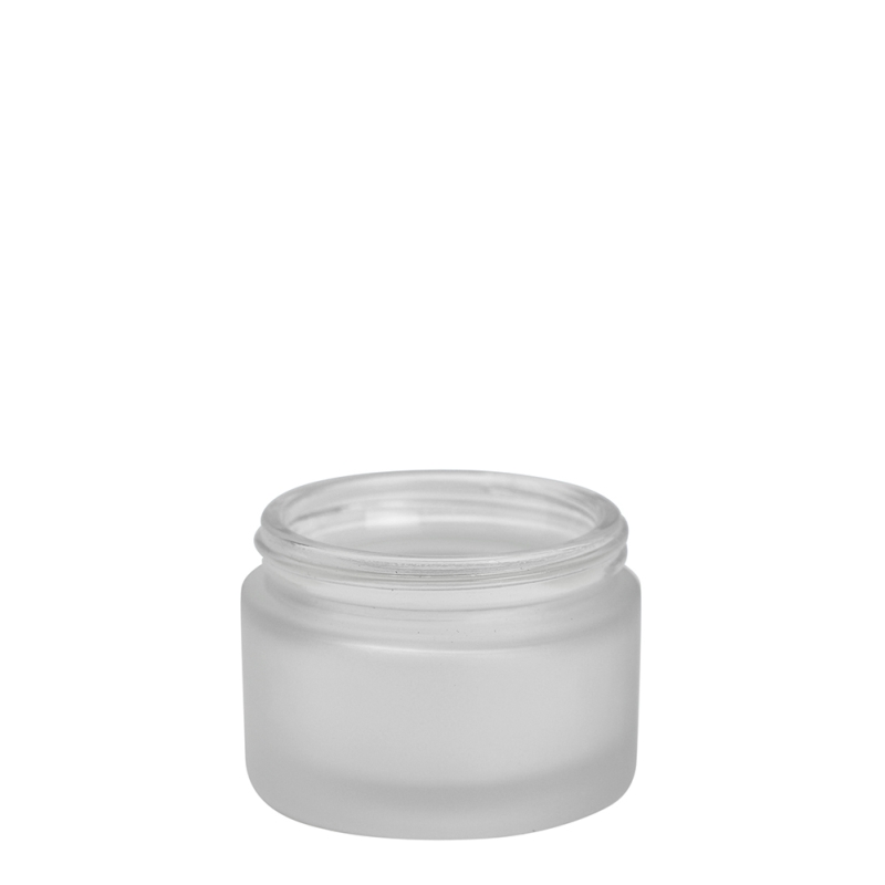 50g Frosted Cos Pot Unfitted (58mm) (50ml capacity)