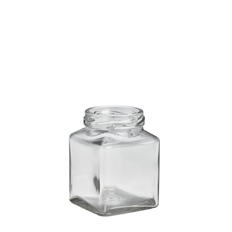 110ml Square Jar Unfitted (48mm)