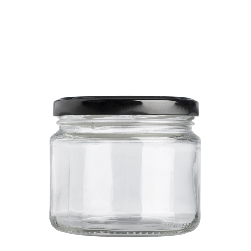 300ml Multipurpose Jar & 82mm Black Twist