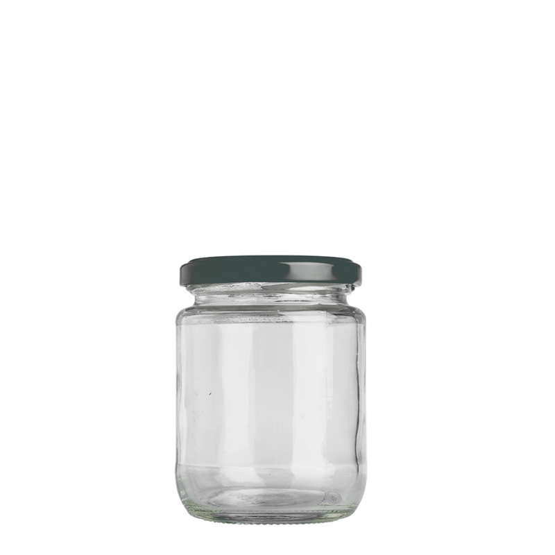 250ml Food Twist Jar & 63mm Green Twist