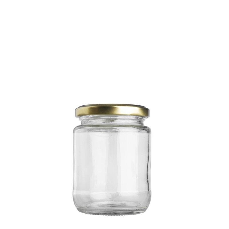 250ml Food Twist Jar & 63mm Gold Twist