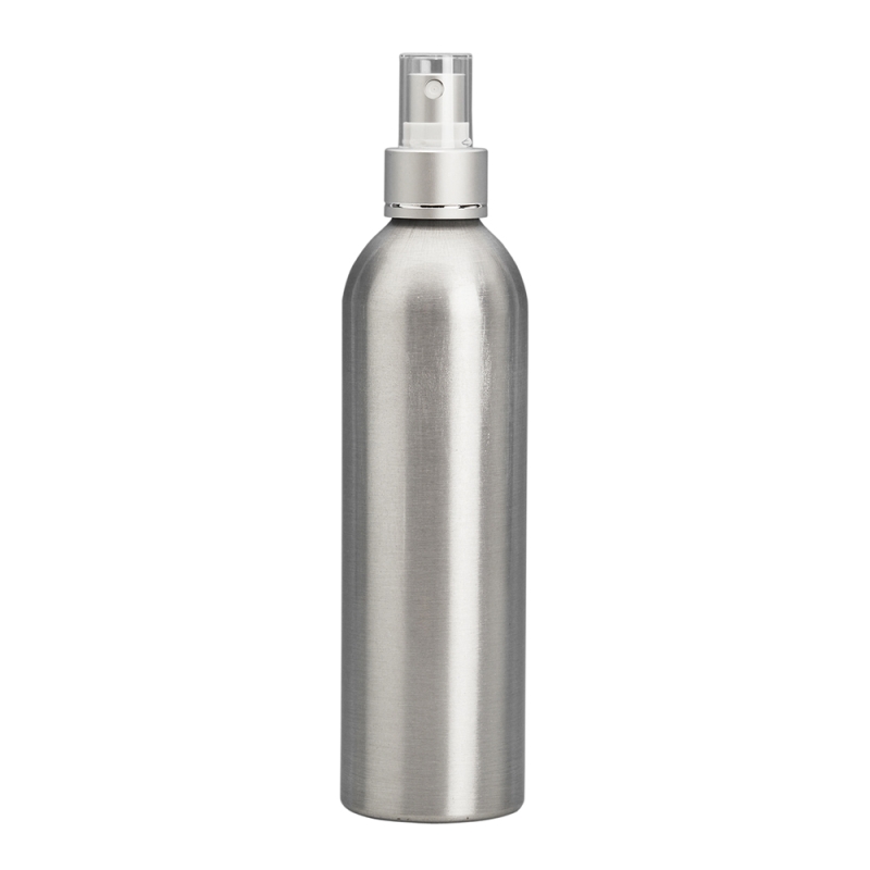250ml Aluminium Btl &24mm BA/White/Silver Cos Mist