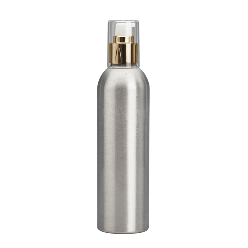 250ml Aluminium Btl & 24mm Gold Cos Lotion