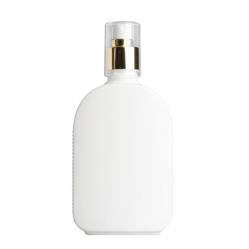250ml White Flask & 24mm Gold/White Cos Mist
