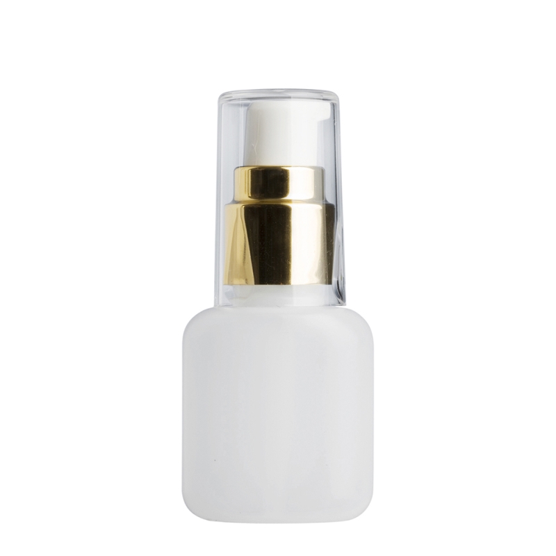30ml Natural Flask & 20mm Gold/White Cos Lotion