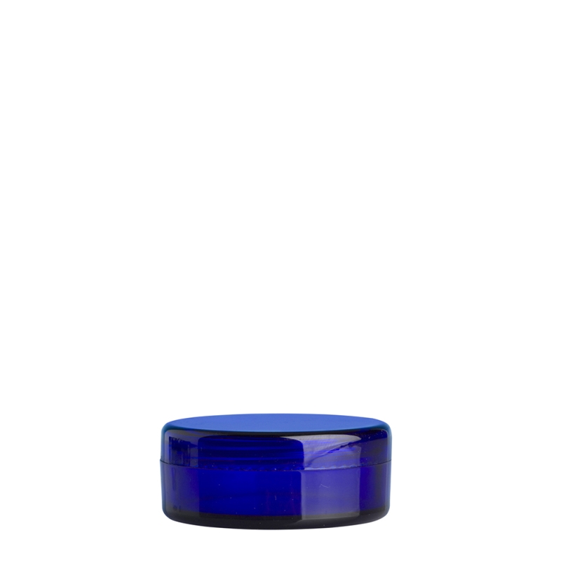 20g Blue Plastic Cos Pot & Blue Lid