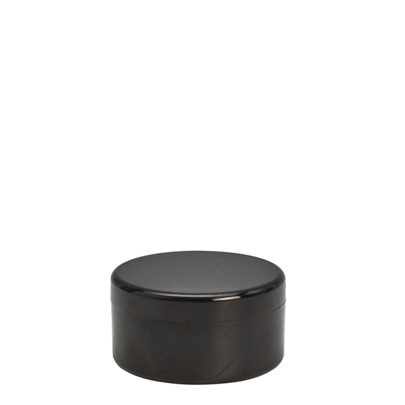 30g Black Plastic Cos Pot & Black Lid
