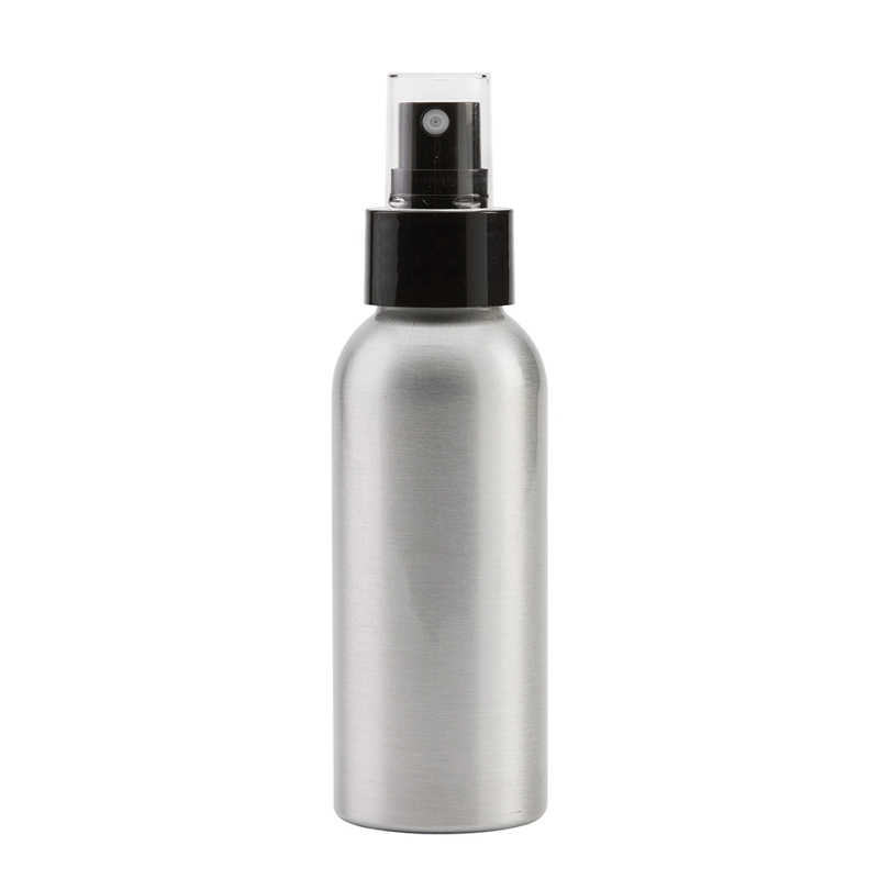 100ml Aluminium Btl & 24mm Black Smooth Mist