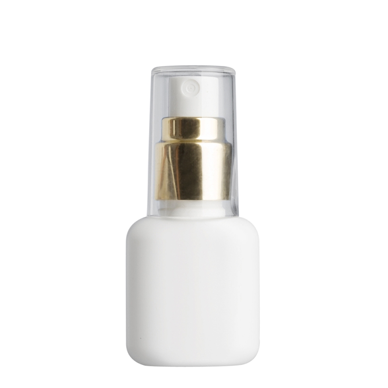 30ml White Flask & 20mm Gold/White Cos Mist